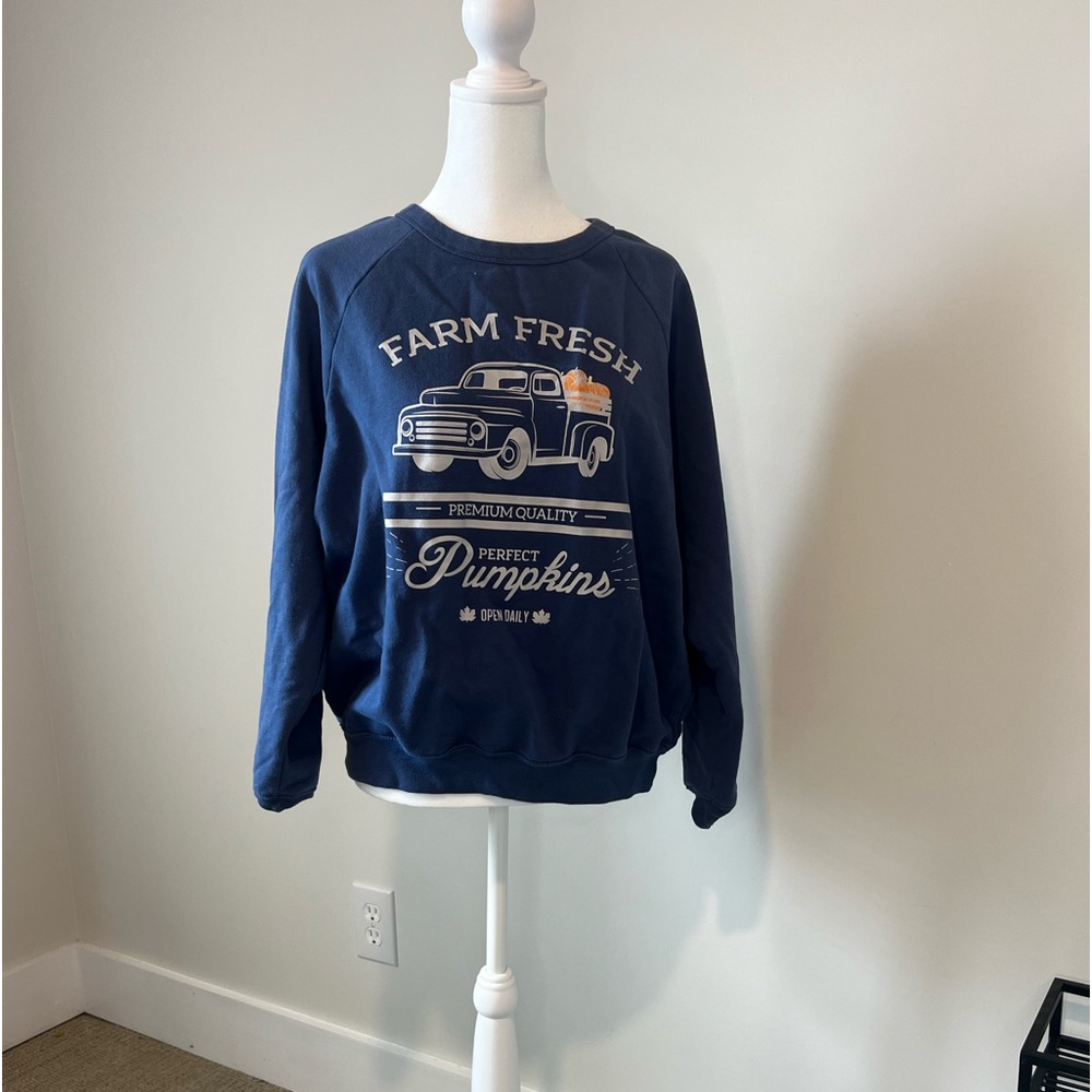 Fall pumpkin patch sweatshirt size large